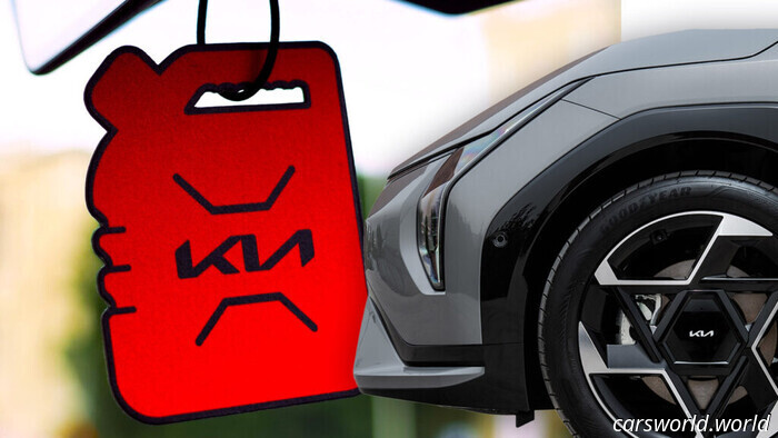 Kia ha creato un profumatore per auto dall'odore di benzina per i guidatori nostalgici di veicoli elettrici | Carscoops